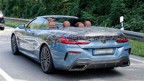 BMW 8 Series Convertible Nearly Naked In New Spy Photos