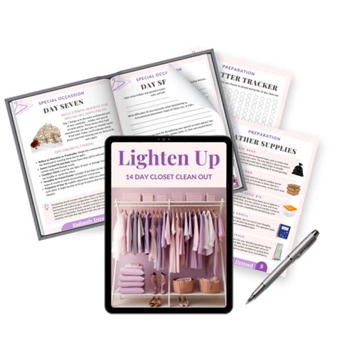 Lighten Up 14 Day Closet Clean Out Challenge
