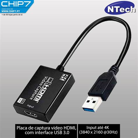 PLACA DE CAPTURA DE VIDEO HDMI USB 3 0 FULL HD CHIP7