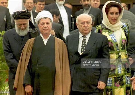 From left, Afghan President Burhanuddin Rabbani, Iranian President ...