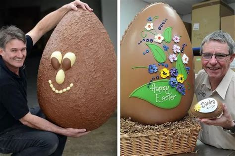 Are these Manchester's biggest Easter eggs? Chocolate lovers shell out up to £245 for enormous ...