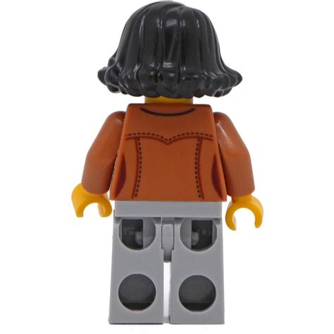 Lego Woman In Medium Dark Flesh Jacket Minifigure Brick Owl Lego