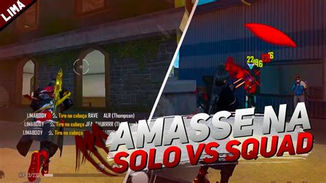 Como Jogar SOLO VS SQUAD Na RANQUEADA Do FREE FIRE YouTube