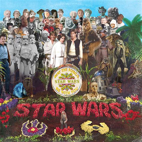 Star Wars / the Beatles sgt Pepper 'vinyl Record Album - Etsy UK