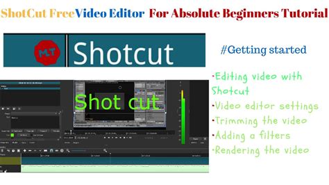 Shotcut Tutorial L How To Use Shotcut For Beginners Youtube