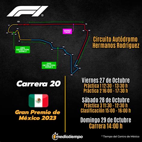 ¿cuándo Es El Gp De México 2023 Horarios Y Dónde Ver Carrera De Checo