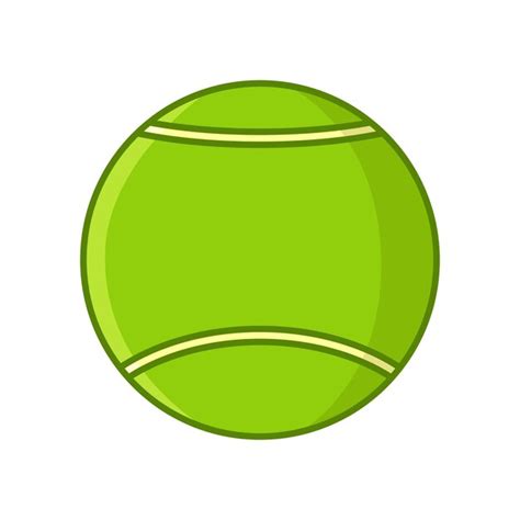 Premium Vector Tennis Ball Icon Vector Design Template Simple And Clean