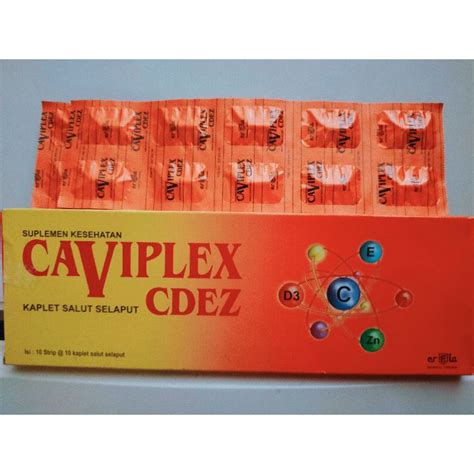 Jual Caviplex Multivitamin Cdez Per Strip Isi Tablet Shopee Indonesia