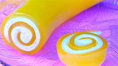 くるくるジェロー Jello Gelatin Pinwheels Or Fruity Roll Ups Youtube