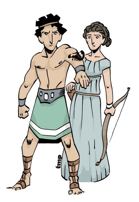 Orion and Artemis by timpu on deviantART