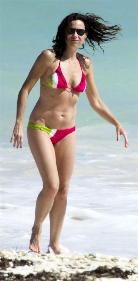 Bikini Wearing Minnie Driver Happily Shows Her Abs Ass And More