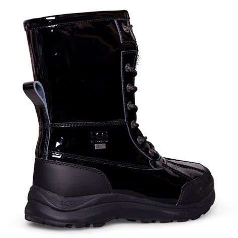 UGG Adirondack III Patent Black Boots - Women's – MyCozyBoots