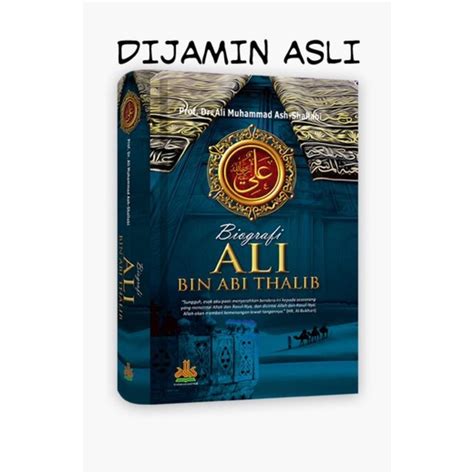 Biography Of Ali Bin Abi Talib Hard Cover Al Kautsar Library Shopee