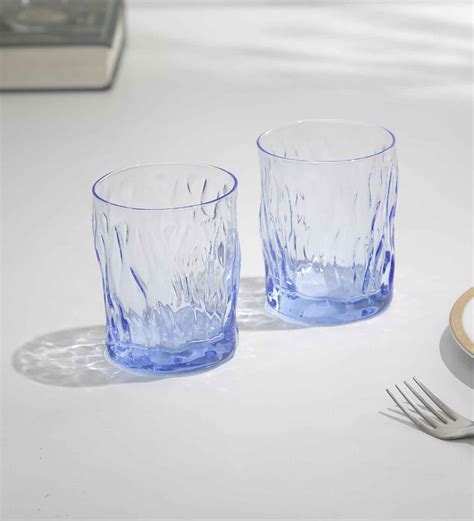 Buy Wind Ml Blue Glass Set Of Everyday Glasses At Off By