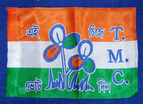 Tri Silk TMC Promotional Flag, 16 X 24inch(w X L) at Rs 192/piece in ...