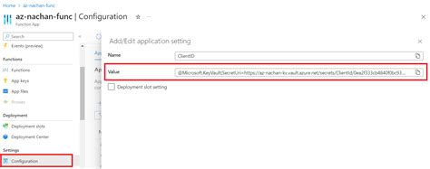 Azure Key Vault Secret Identifier