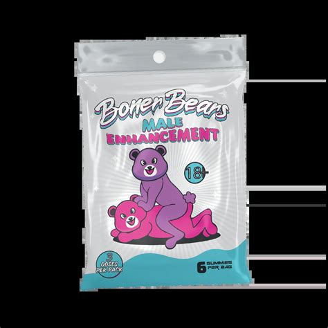 Boner Bears Sexual Enhancement Gummies 20 Ct Of 3 Doses Per Pack