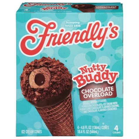 Friendlys® Nutty Buddy Chocolate Overload Ice Cream Cones 18 4 Fl Oz