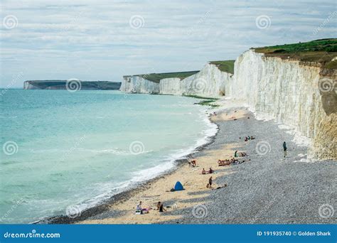 Seven Sisters National Park, White Cliffs,beach,ocean East Sussex ...