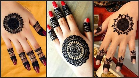 Simple Easy And Beautiful Gol Tikki Mehndi Designs Mandala Mehndi