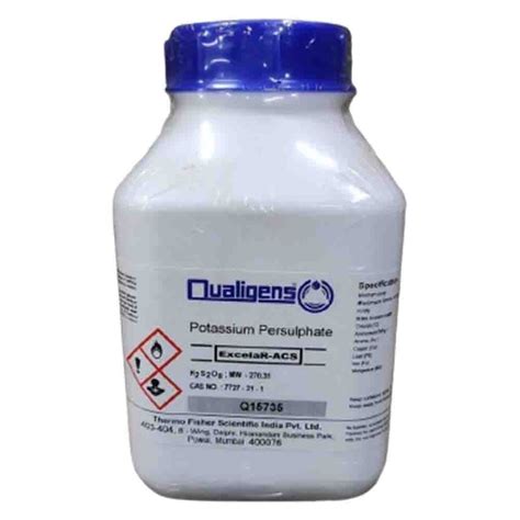 Qualigens Potassium Persulphate 98 50 500gm Jar At Best Price In New Delhi