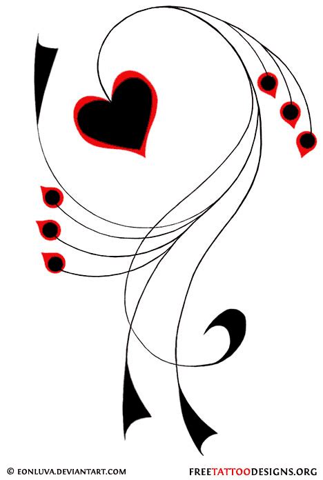 Free Simple Heart Tattoo Designs For Men, Download Free Simple Heart Tattoo Designs For Men png ...