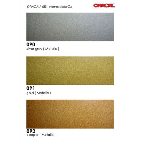 Jual Jual Stiker Oracal 651 Metalik 090 Silver 091 Gold Dan 92 Copper