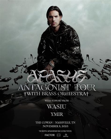 Apashe Tickets at The Cowan in Nashville by Full Circle Presents | Tixr