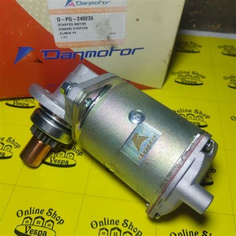 Jual Dinamo Stater Vespa Excel New Px Merk Danmotor Shopee Indonesia