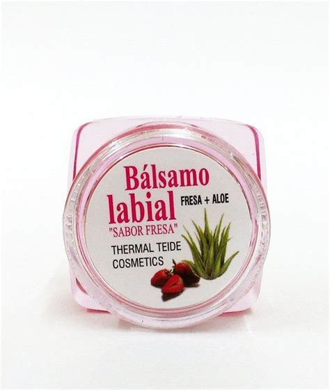 BÁLSAMO LABIAL ALOE CALÉNDULA SABOR FRESA Balsamo labial Áloe