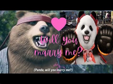 Tekken Kuma Master Of Salmon Finally Marrying To Panda Revealed All