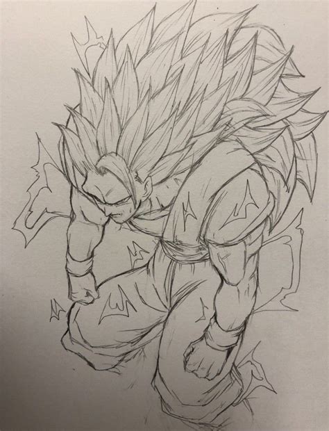 Dragon Para Dibujar Bocetos Como Dibujar A Vegeta