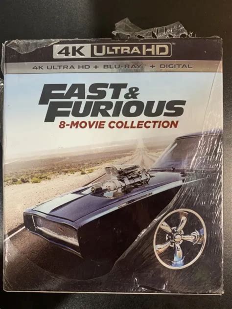 FAST FURIOUS 8 Movie Collection 4K UHD Blu Ray Tout Neuf EUR 55