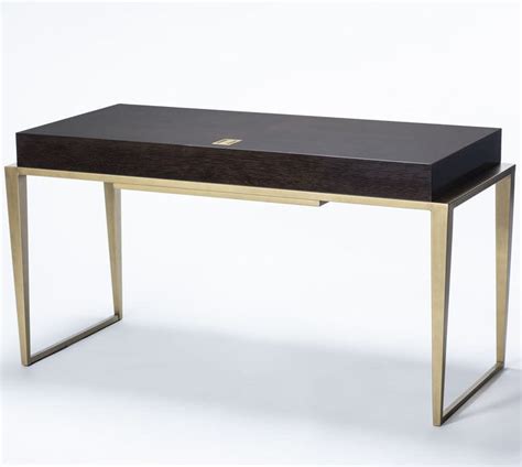 Contemporary Desk CONTI HUGUES CHEVALIER Wooden Metal