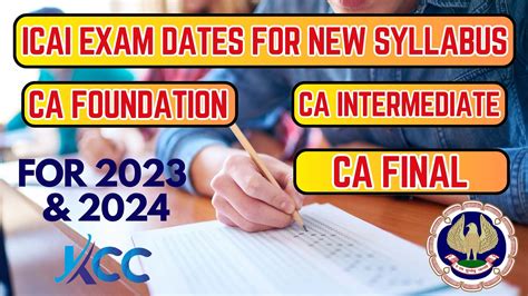 Ca Intermediate Icai Exam Dates For November Check The