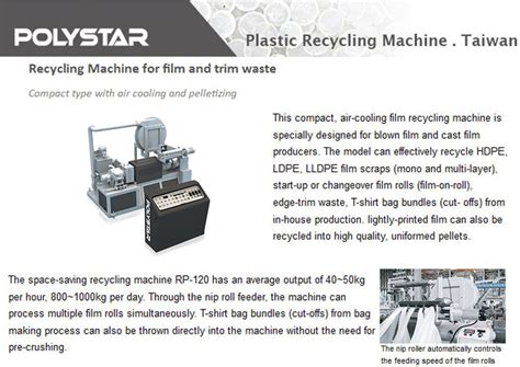 Polystar Repro Air At Ind Plas 2015 Efficient And Compact Recycling