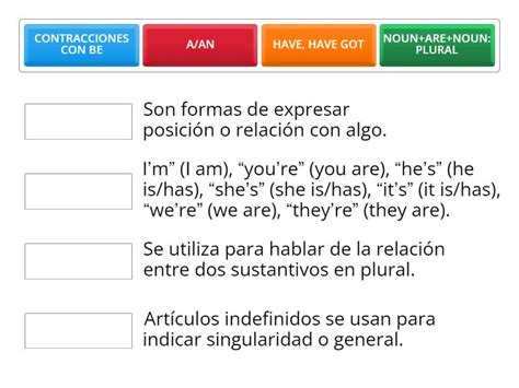 Conceptos Y Funciones Gramaticales Ii Gamification Match Up