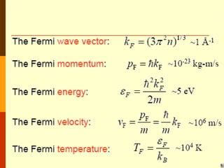 free electron theoryfree electron theory | PPT