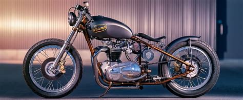 Custom Triumph Bonneville Powered Bobber Packs Hardtail 44 Off