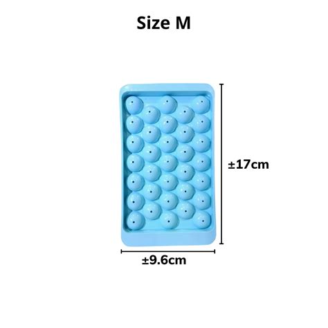 Cetakan Es Batu Bulat 33 Grid Ice Cube Ball Tray Mold Agar Jelly 33