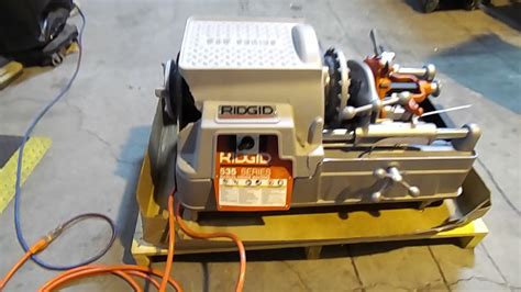 Ridgid 535 Threading Machine PM6287 YouTube