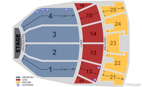 Seating Chart Peabody Auditorium Daytona Beach: A Visual Reference of ...