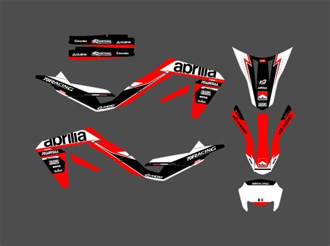 Kit déco APRILIA 50 RX SX 2006 2017 Racing Boutique Kit Déco Moto