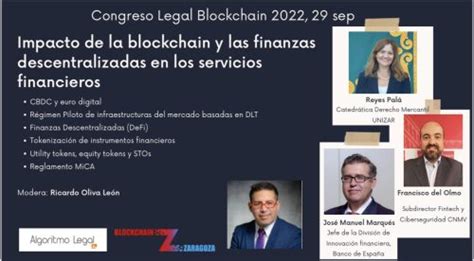 Algoritmo Legal Estuvo En El Legal Blockchain 2022 Algoritmo Legal