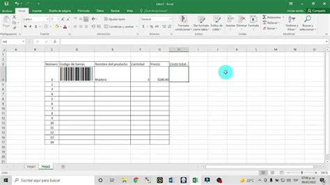 Lista De Materiales En Excel Comandos Básicos Youtube