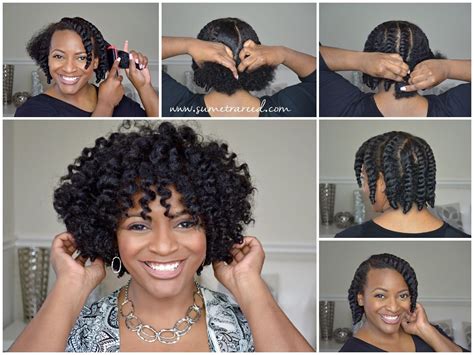 Easy Chunky Flat Twist Out Tutorial For Natural Hair Curly Nikki