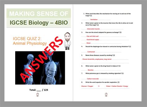 Igcse Biology Revision Quiz Bundle