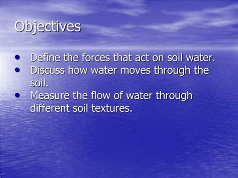 Ppt Soil Water Relationships Permeability Drainability And