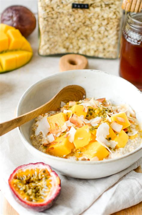 Tropical Overnight Oats Wooden Spoon Kitchen