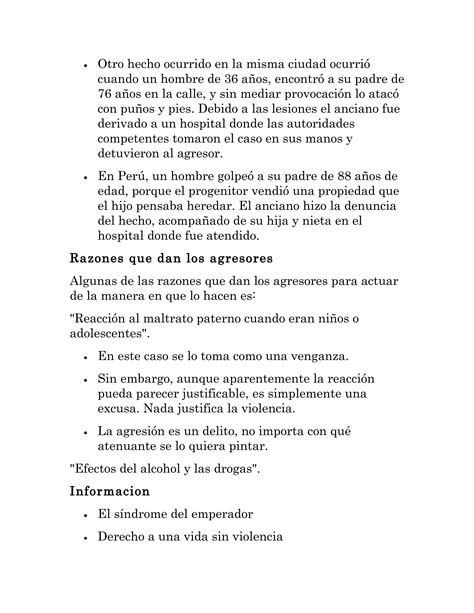 Hijos Que Maltratan A Sus Padres Pdf